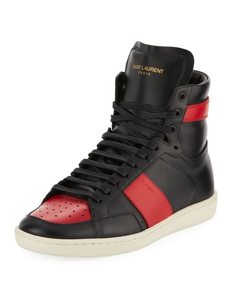 ysl tops men|ysl high top sneakers.